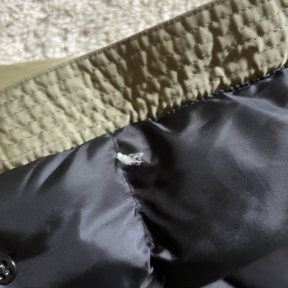 Vintage Polo Ralph Lauren Military Style Down Jacket Men's Medium Olive Green - Picture 10 of 16